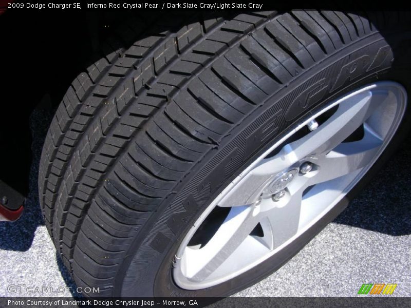 Inferno Red Crystal Pearl / Dark Slate Gray/Light Slate Gray 2009 Dodge Charger SE
