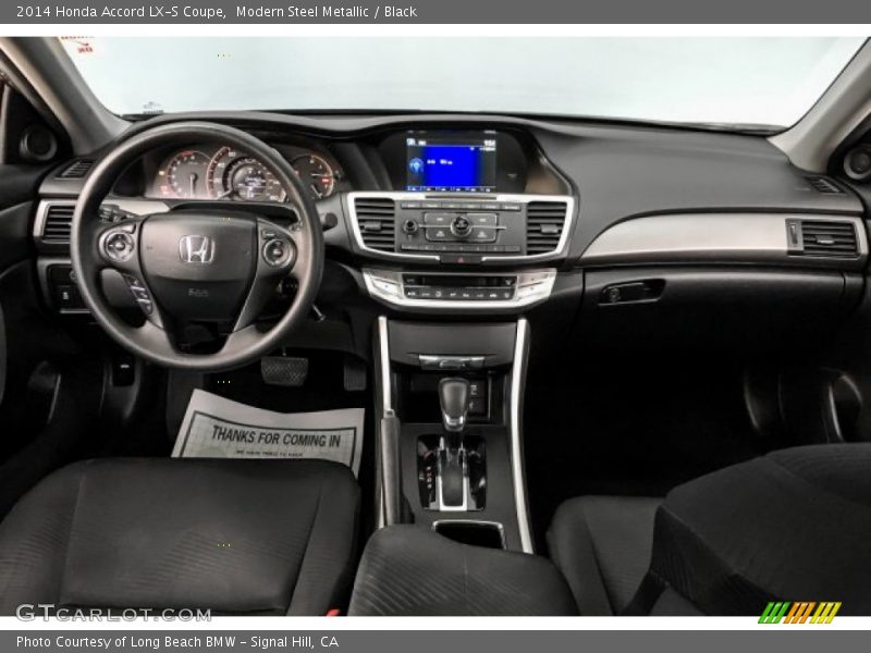 Modern Steel Metallic / Black 2014 Honda Accord LX-S Coupe