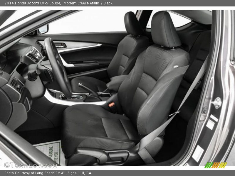Modern Steel Metallic / Black 2014 Honda Accord LX-S Coupe