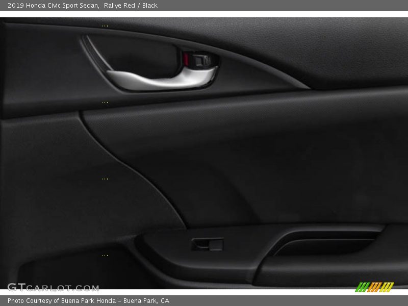Rallye Red / Black 2019 Honda Civic Sport Sedan