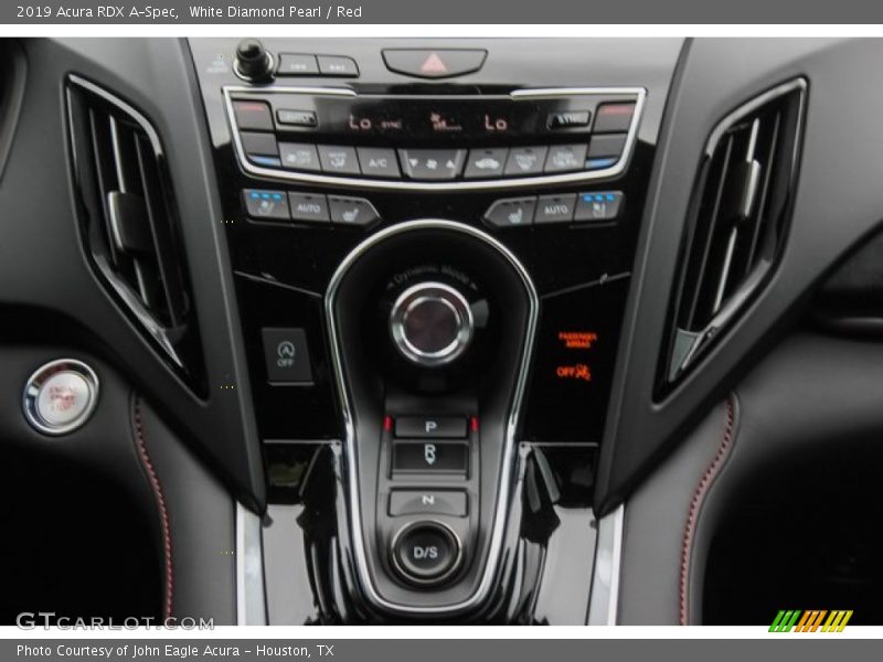 White Diamond Pearl / Red 2019 Acura RDX A-Spec