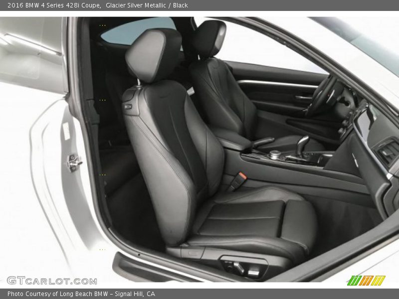 Glacier Silver Metallic / Black 2016 BMW 4 Series 428i Coupe