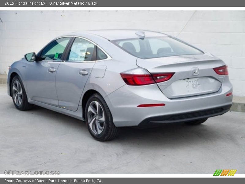 Lunar Silver Metallic / Black 2019 Honda Insight EX