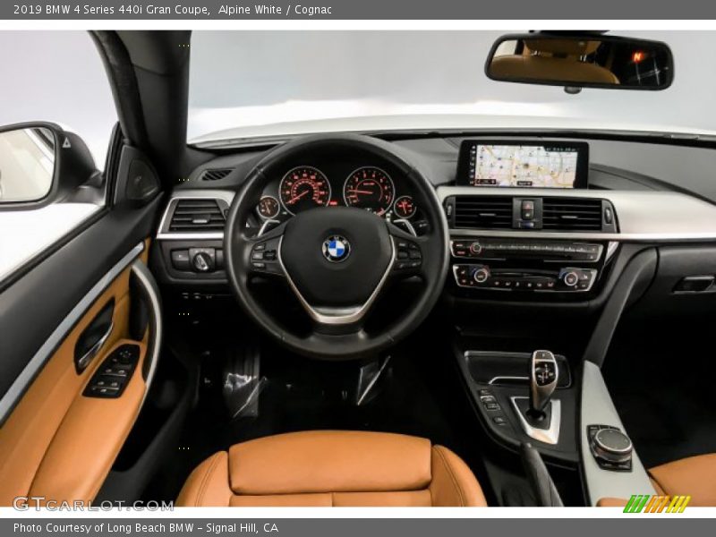 Alpine White / Cognac 2019 BMW 4 Series 440i Gran Coupe