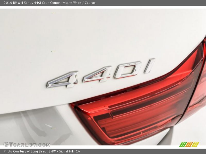 Alpine White / Cognac 2019 BMW 4 Series 440i Gran Coupe