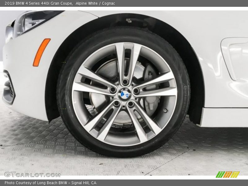 Alpine White / Cognac 2019 BMW 4 Series 440i Gran Coupe
