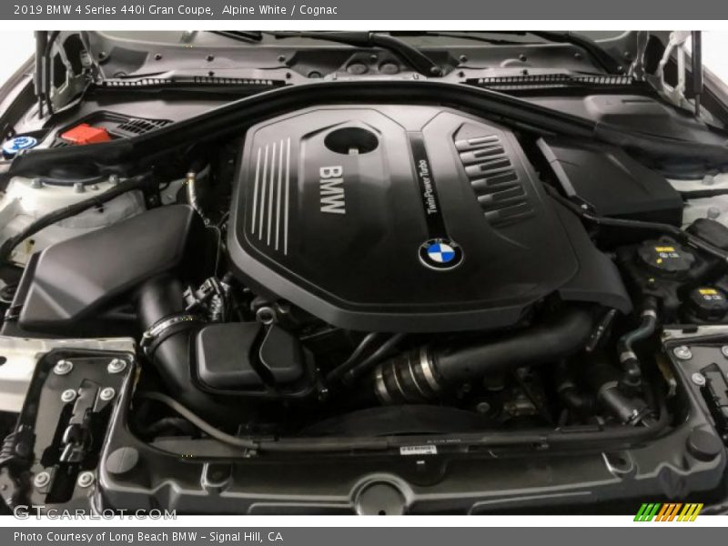 Alpine White / Cognac 2019 BMW 4 Series 440i Gran Coupe