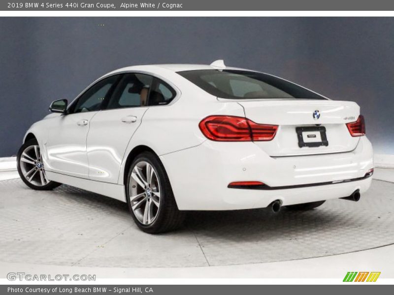 Alpine White / Cognac 2019 BMW 4 Series 440i Gran Coupe