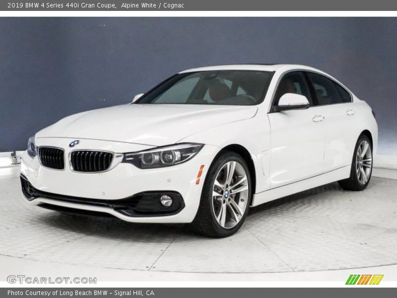 Alpine White / Cognac 2019 BMW 4 Series 440i Gran Coupe