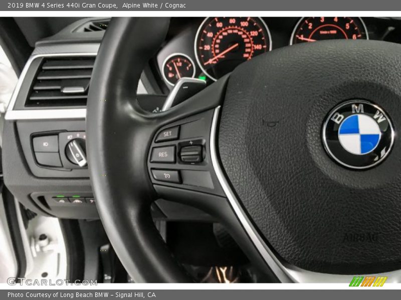 Alpine White / Cognac 2019 BMW 4 Series 440i Gran Coupe