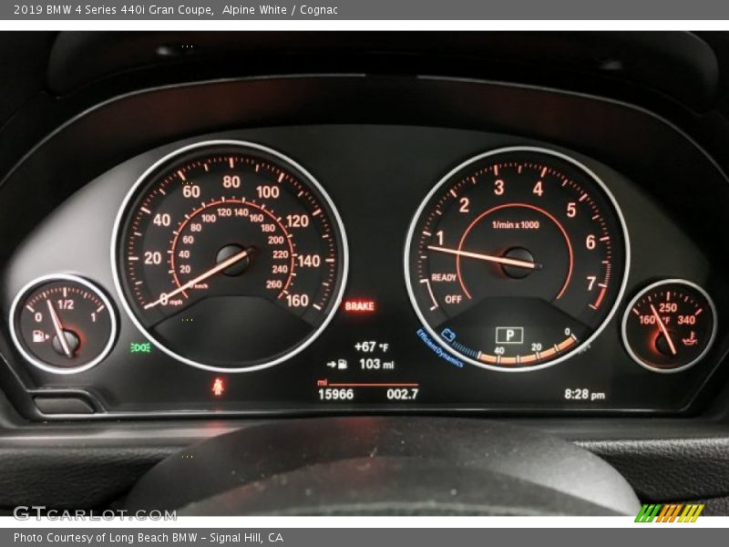 Alpine White / Cognac 2019 BMW 4 Series 440i Gran Coupe