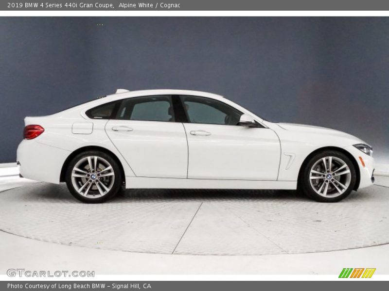 Alpine White / Cognac 2019 BMW 4 Series 440i Gran Coupe