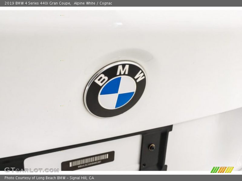 Alpine White / Cognac 2019 BMW 4 Series 440i Gran Coupe
