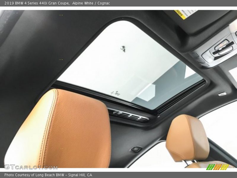 Alpine White / Cognac 2019 BMW 4 Series 440i Gran Coupe