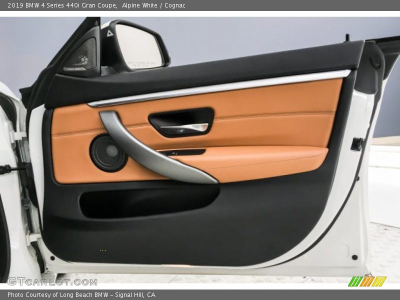 Alpine White / Cognac 2019 BMW 4 Series 440i Gran Coupe