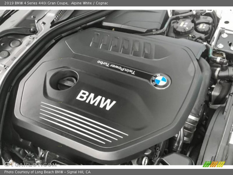 Alpine White / Cognac 2019 BMW 4 Series 440i Gran Coupe