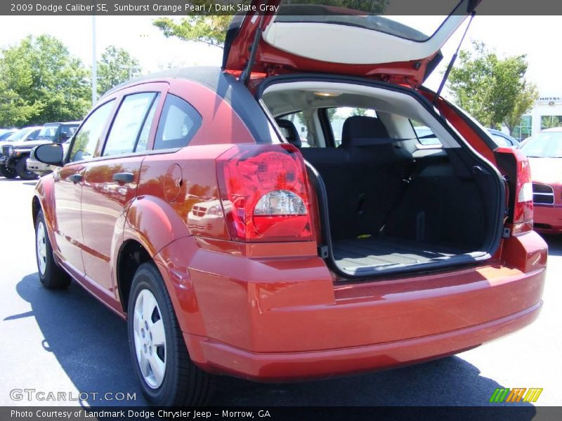 Sunburst Orange Pearl / Dark Slate Gray 2009 Dodge Caliber SE