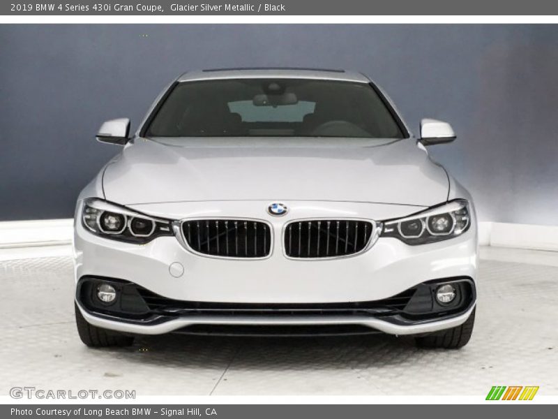 Glacier Silver Metallic / Black 2019 BMW 4 Series 430i Gran Coupe