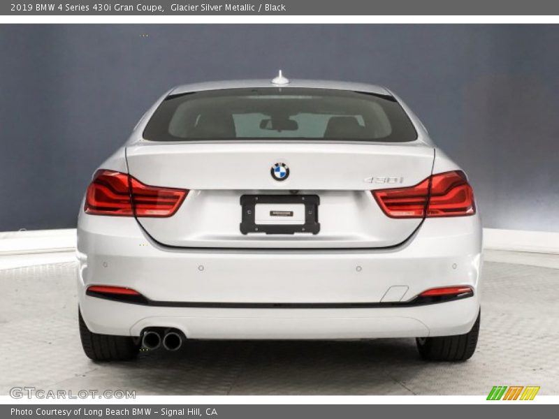 Glacier Silver Metallic / Black 2019 BMW 4 Series 430i Gran Coupe