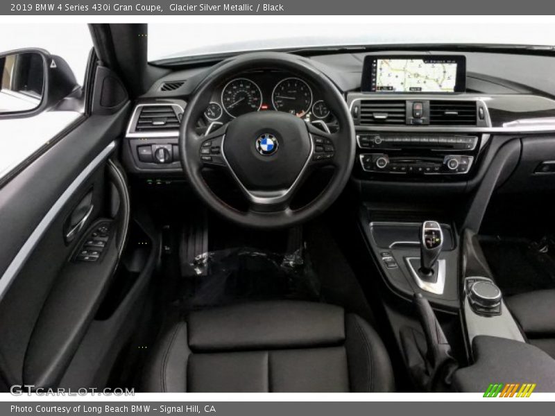 Glacier Silver Metallic / Black 2019 BMW 4 Series 430i Gran Coupe