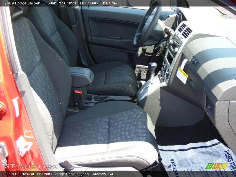 Sunburst Orange Pearl / Dark Slate Gray 2009 Dodge Caliber SE