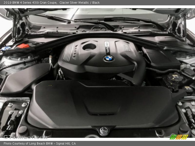 Glacier Silver Metallic / Black 2019 BMW 4 Series 430i Gran Coupe