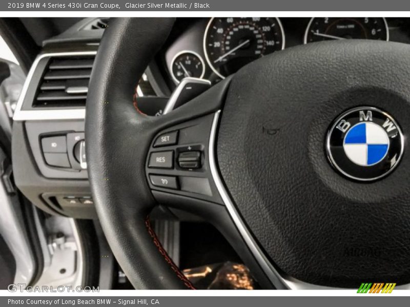 Glacier Silver Metallic / Black 2019 BMW 4 Series 430i Gran Coupe