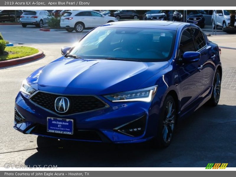 Apex Blue Pearl / Ebony 2019 Acura ILX A-Spec