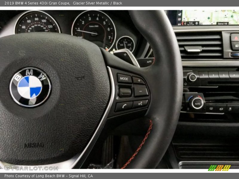Glacier Silver Metallic / Black 2019 BMW 4 Series 430i Gran Coupe