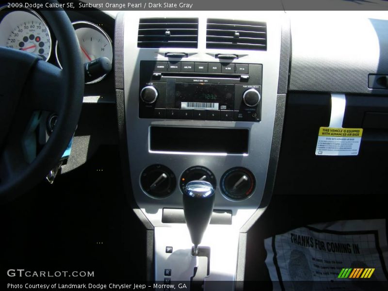 Sunburst Orange Pearl / Dark Slate Gray 2009 Dodge Caliber SE