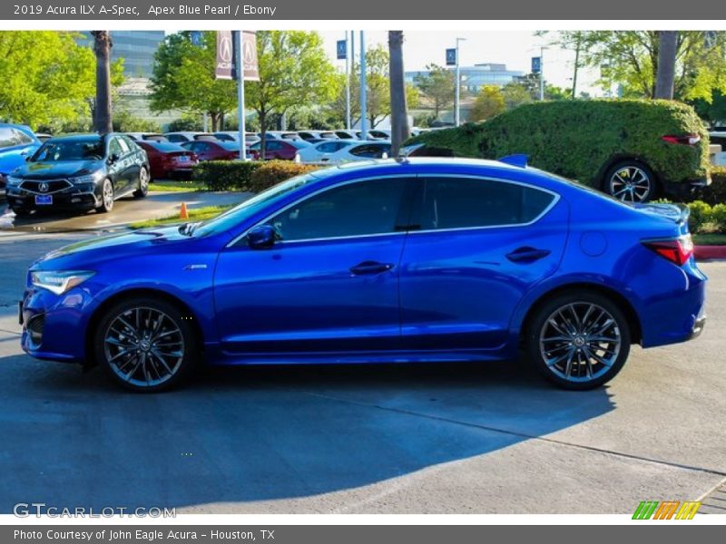 Apex Blue Pearl / Ebony 2019 Acura ILX A-Spec