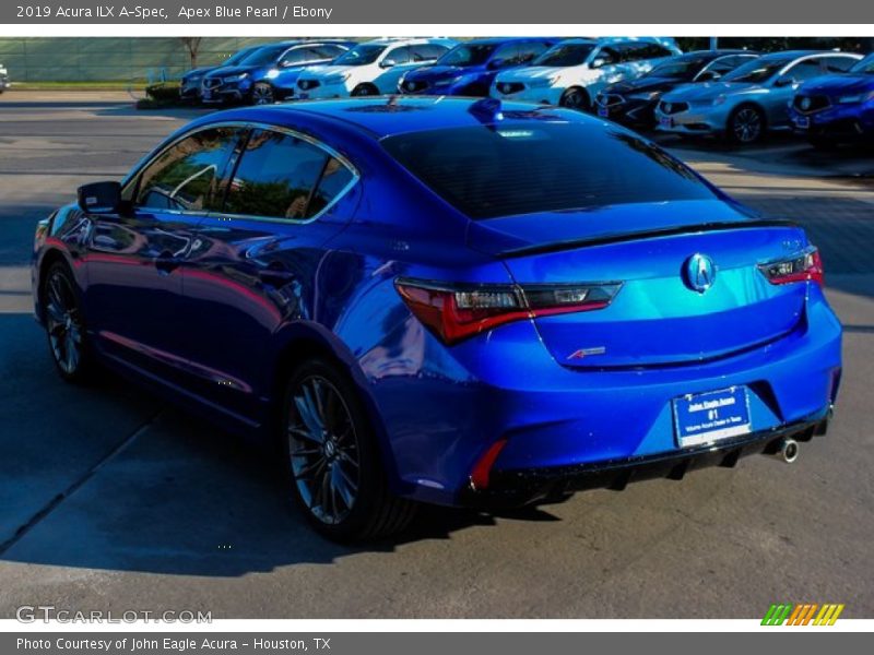 Apex Blue Pearl / Ebony 2019 Acura ILX A-Spec