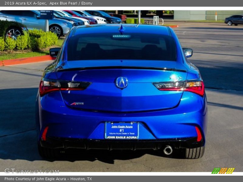 Apex Blue Pearl / Ebony 2019 Acura ILX A-Spec