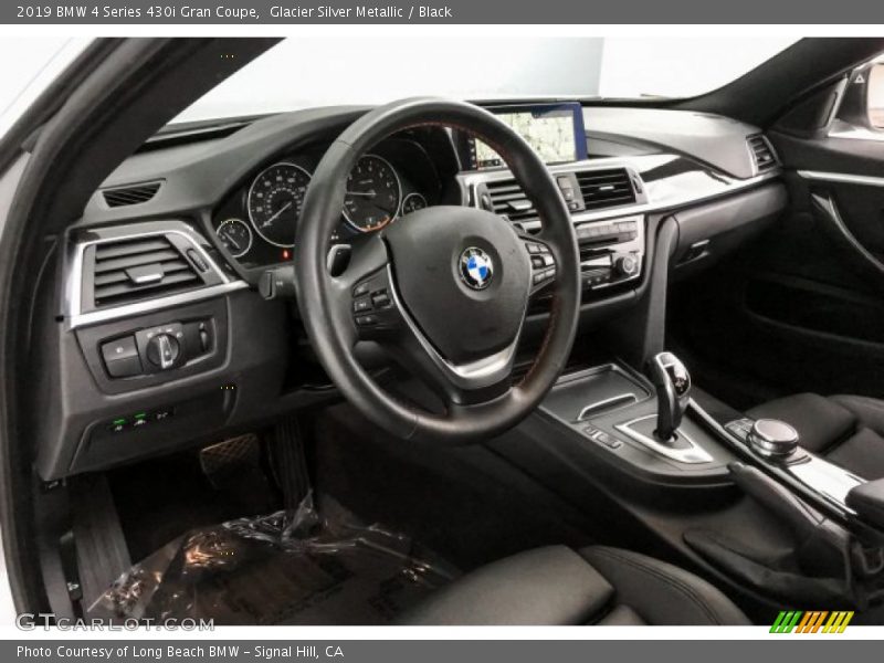 Glacier Silver Metallic / Black 2019 BMW 4 Series 430i Gran Coupe