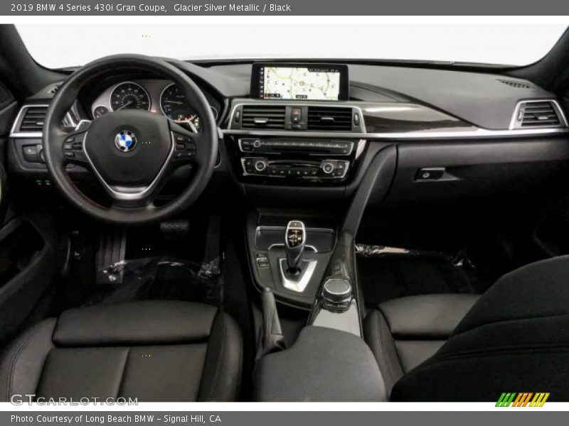 Glacier Silver Metallic / Black 2019 BMW 4 Series 430i Gran Coupe