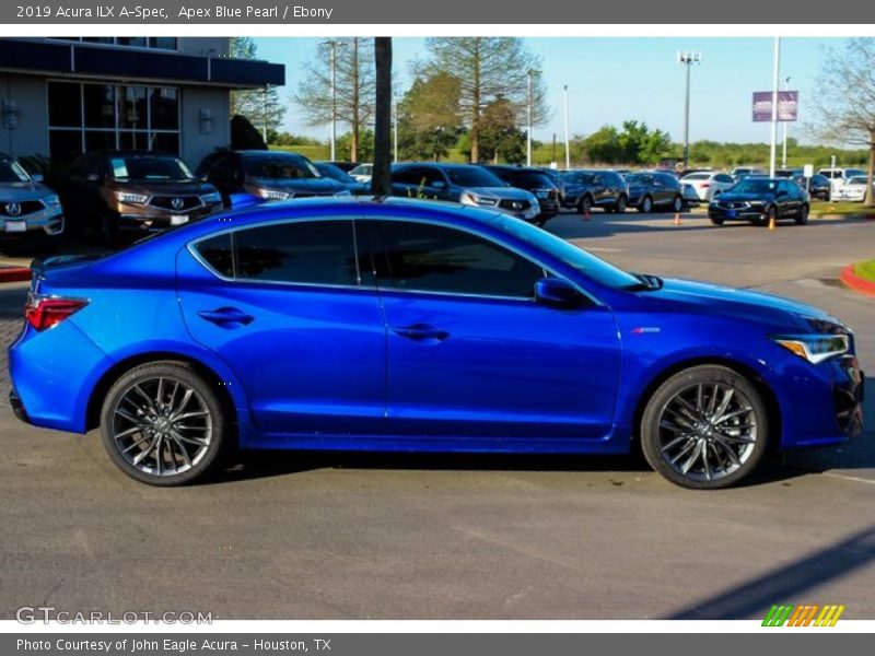 Apex Blue Pearl / Ebony 2019 Acura ILX A-Spec