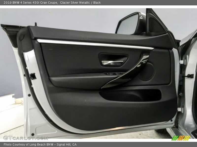 Glacier Silver Metallic / Black 2019 BMW 4 Series 430i Gran Coupe