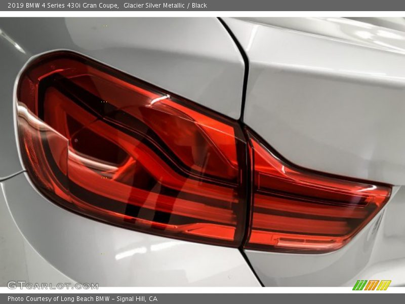 Glacier Silver Metallic / Black 2019 BMW 4 Series 430i Gran Coupe