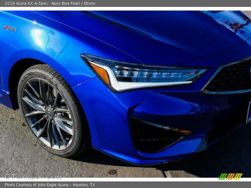 Apex Blue Pearl / Ebony 2019 Acura ILX A-Spec