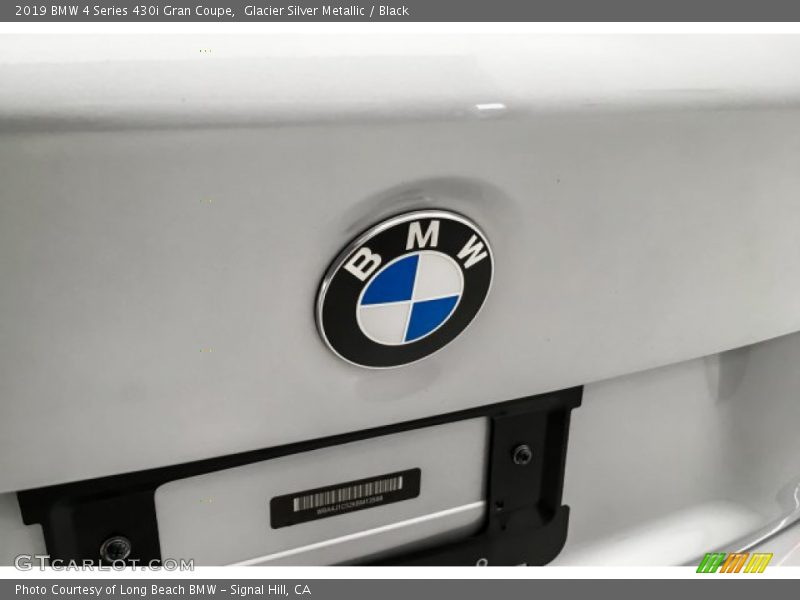 Glacier Silver Metallic / Black 2019 BMW 4 Series 430i Gran Coupe