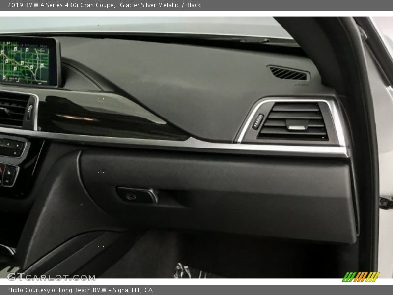 Glacier Silver Metallic / Black 2019 BMW 4 Series 430i Gran Coupe