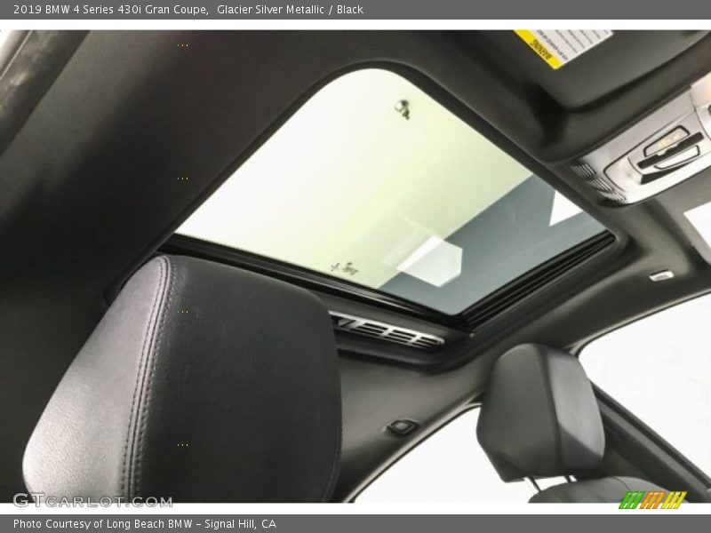 Glacier Silver Metallic / Black 2019 BMW 4 Series 430i Gran Coupe