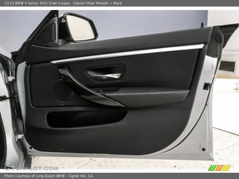 Glacier Silver Metallic / Black 2019 BMW 4 Series 430i Gran Coupe