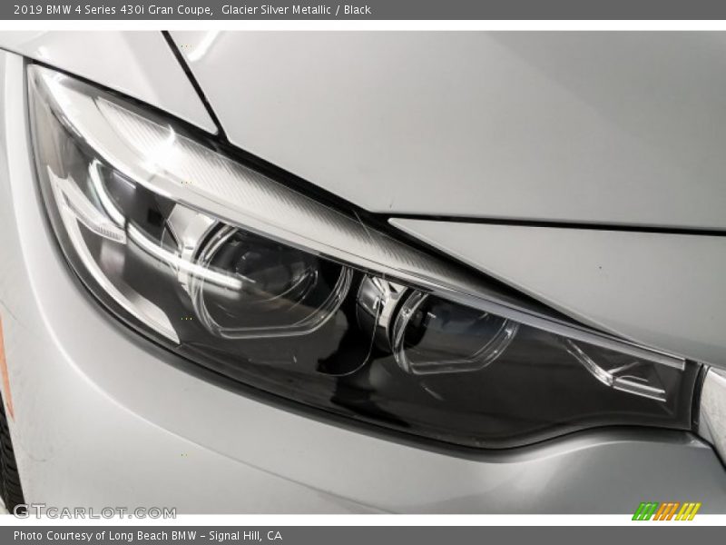 Glacier Silver Metallic / Black 2019 BMW 4 Series 430i Gran Coupe