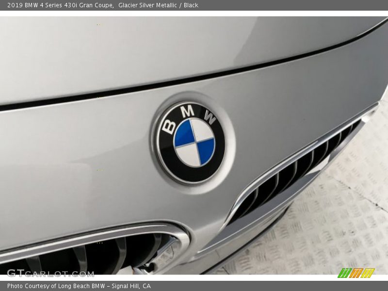 Glacier Silver Metallic / Black 2019 BMW 4 Series 430i Gran Coupe