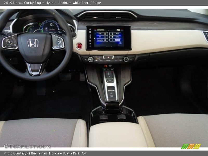 Platinum White Pearl / Beige 2019 Honda Clarity Plug In Hybrid