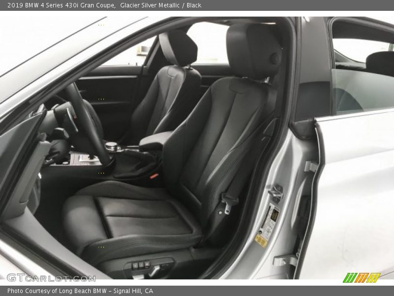 Glacier Silver Metallic / Black 2019 BMW 4 Series 430i Gran Coupe