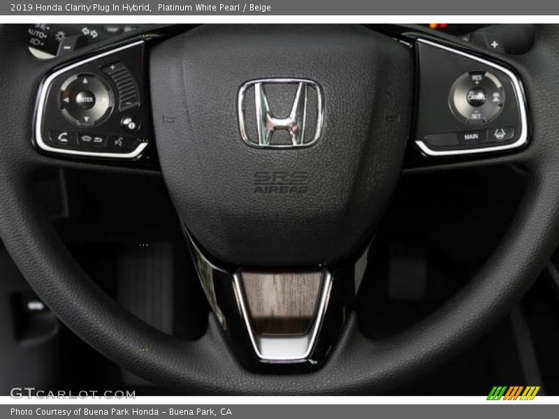 Platinum White Pearl / Beige 2019 Honda Clarity Plug In Hybrid
