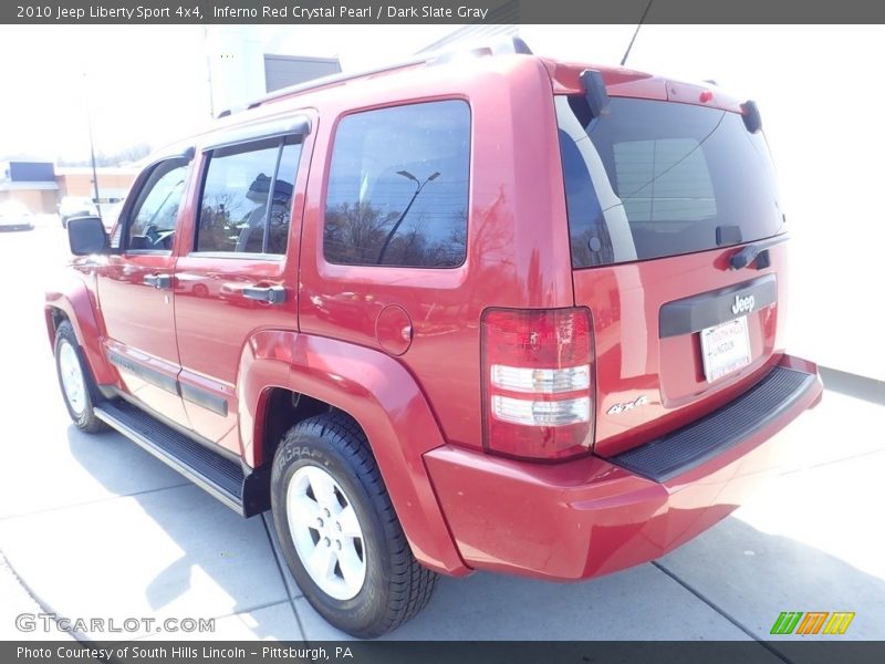Inferno Red Crystal Pearl / Dark Slate Gray 2010 Jeep Liberty Sport 4x4