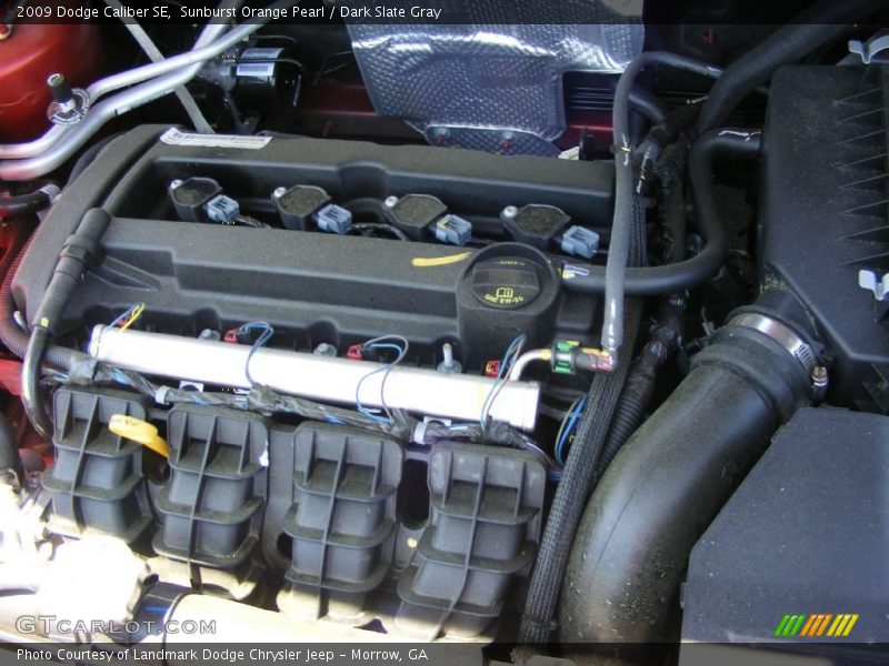 Sunburst Orange Pearl / Dark Slate Gray 2009 Dodge Caliber SE